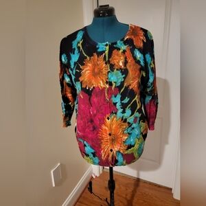 VGUC Joseph A Woman Cardigan 1X